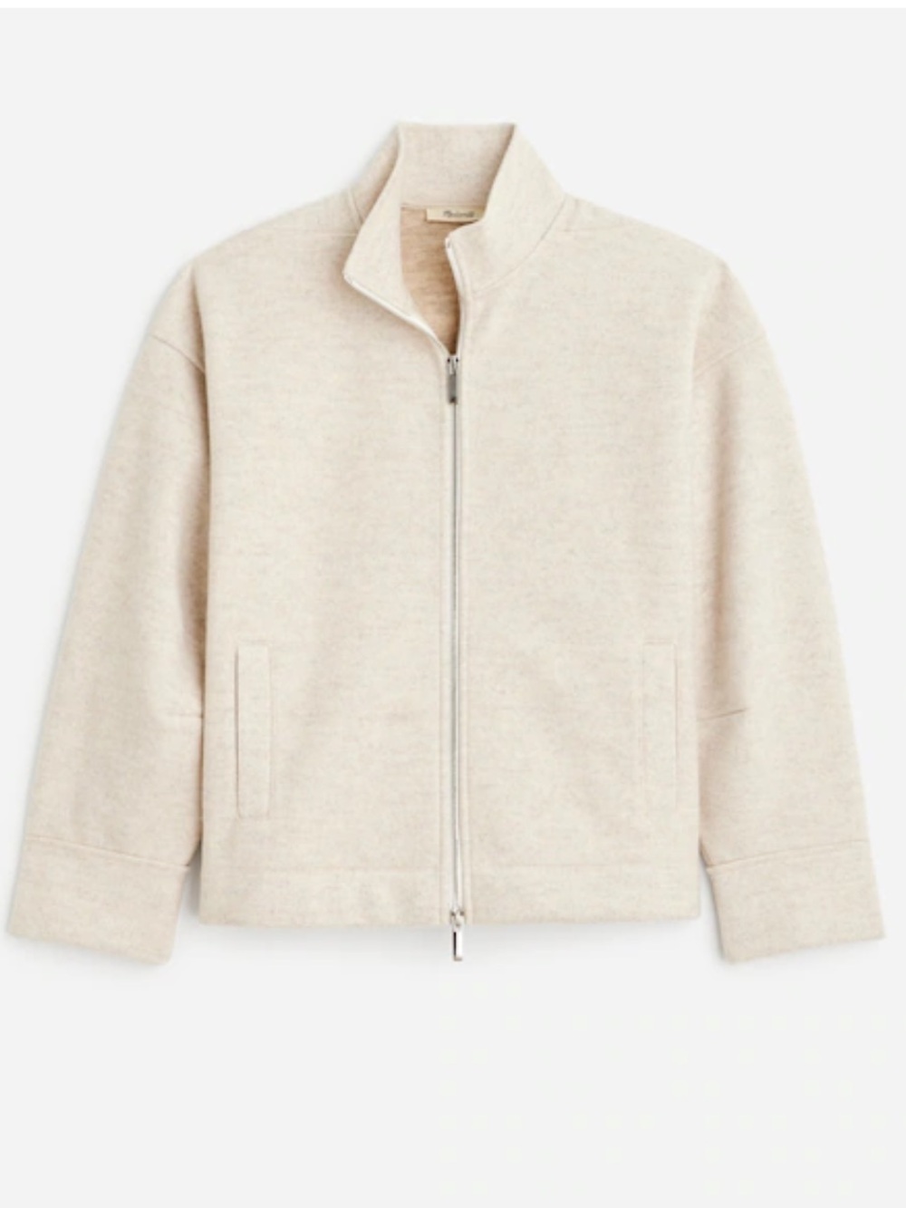 Madewell Relaxed Mockneck Knit Jacket NWT